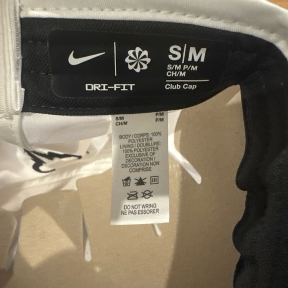 Nike Dri Fit Rafa Adjustable Tennis Club Cap Hat S/M Unisex FB5600 100 New Tags - Picture 7 of 7